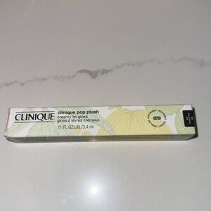 Brand New Clinique Pop Plush Lip Gloss in Black Honey Pop (01) $25